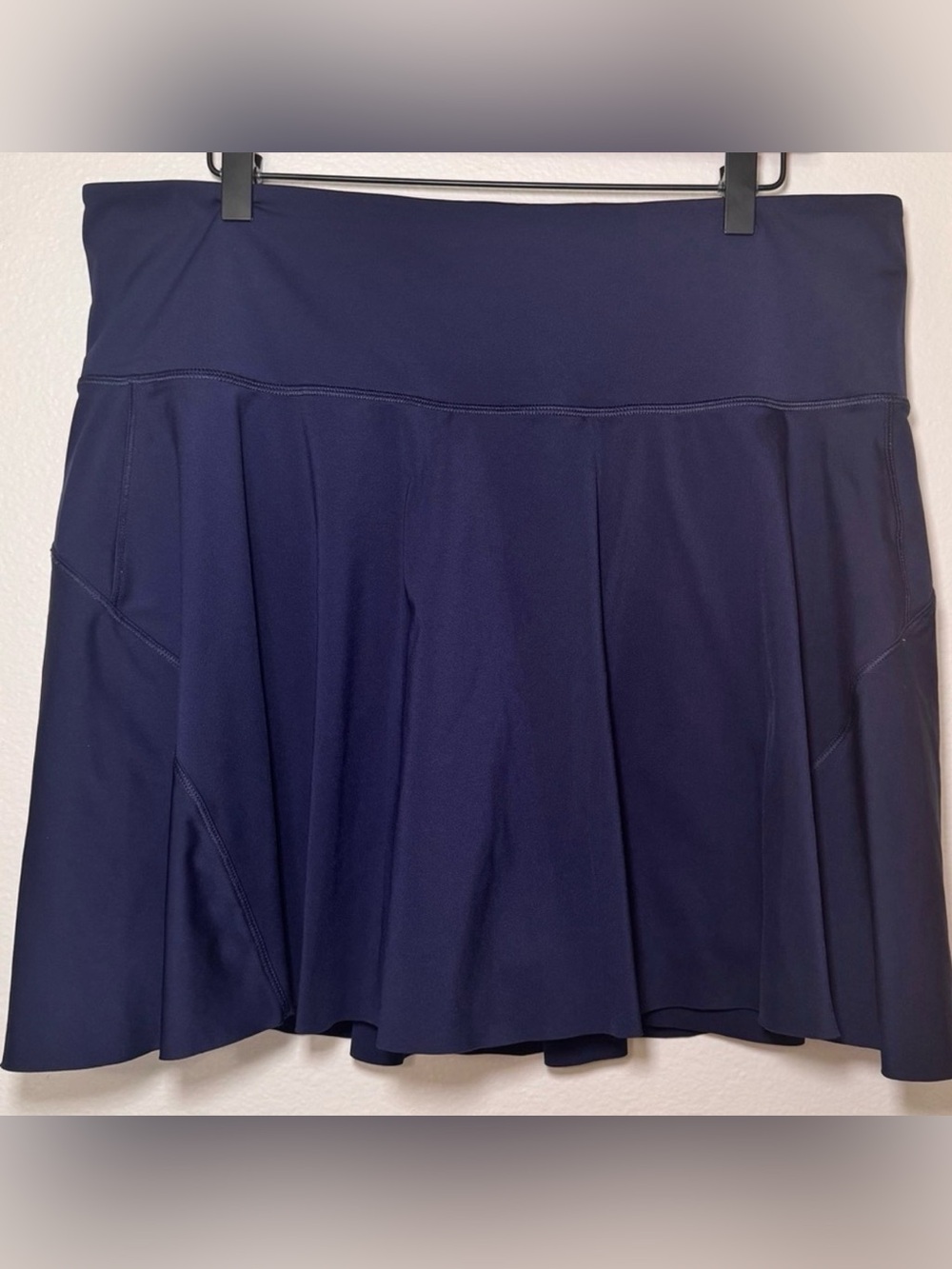 Athleta Ace Tennis Skort 1X Navy Golf Pickleball Athletic Skirt